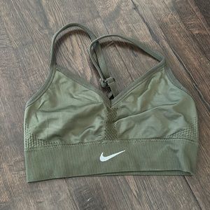 NIKE Olive sports bra